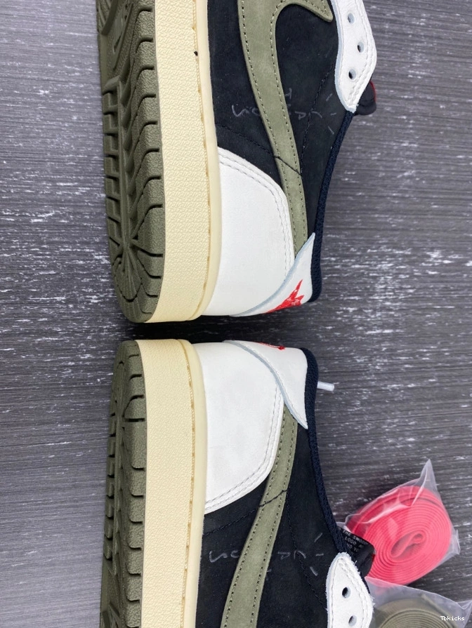 Rep TBK Low Travis 1 Olive Scott WMNS OG x Air Jordan DZ4137-106 0814